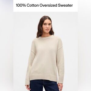 TWO GAP Cotton Sweaters in Black and White